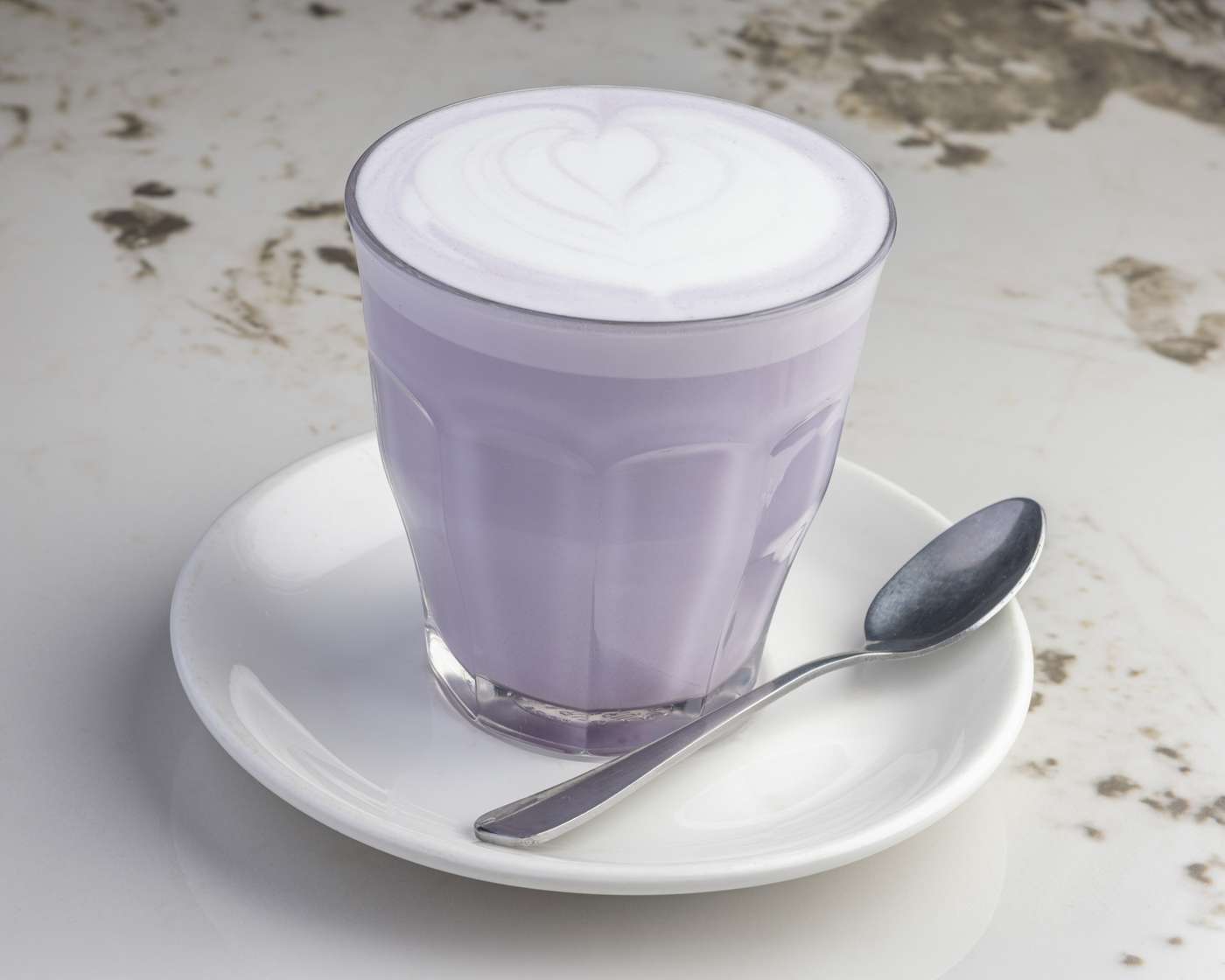 Purple taro latte